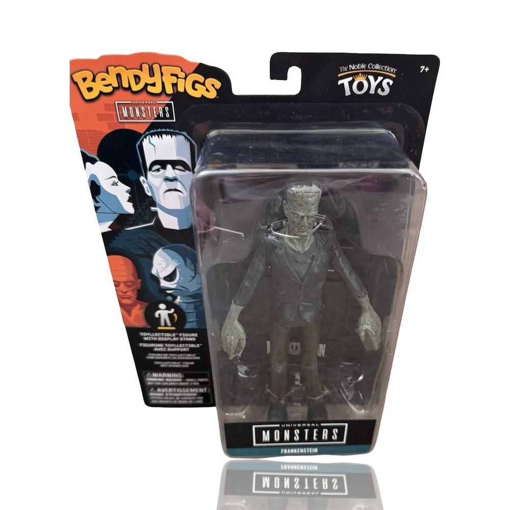 Universal Monsters Bendyfigs Frankenstein Action Figure 5-7 Years: New In Box